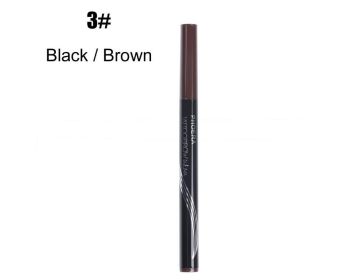 New Long Lasting Ultra-Fine Four-Comb Eyebrow Pencil (Option: 3 pcs Brown)