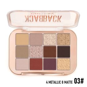 PHOFAY 12 Color Eyeshadow Palette (Option: 03)